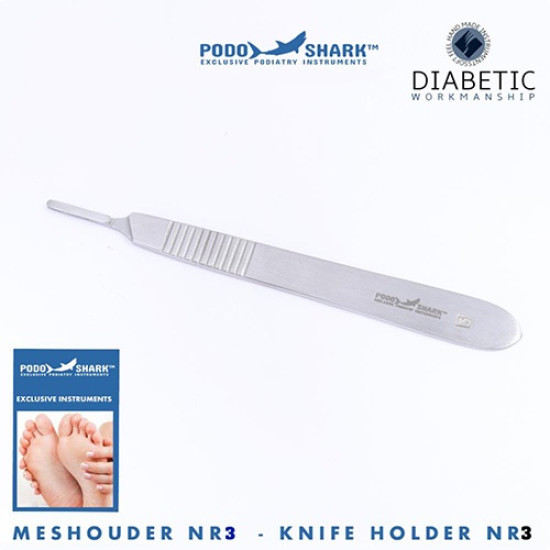 PODOSHARK SIZE 3 SCALPEL HANDLE